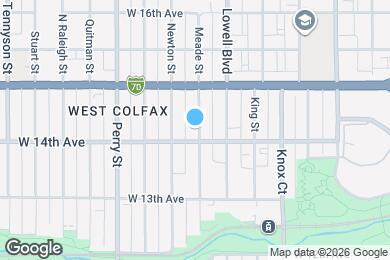 Map image of the property - 1419 Meade St