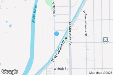 Map image of the property - 5663 N Illinois St
