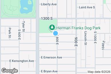 Map image of the property - 1122 E Harrison Ave