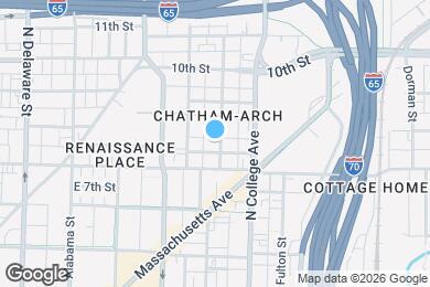 Map image of the property - 818 Broadway St