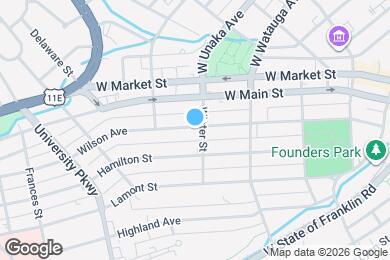Map image of the property - 403 Wilson Ave