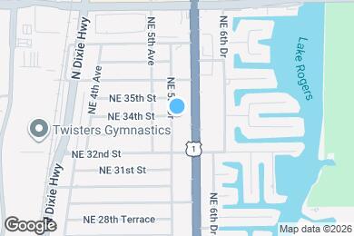 Map image of the property - 3372 NE 5th Dr