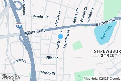 Map image of the property - 115 1/2 Eastern Ave