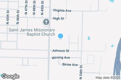 Map image of the property - Rock Creek Apartments