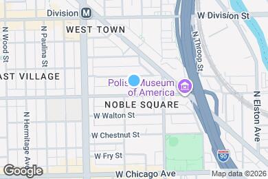 Map image of the property - 1444 W Augusta Blvd