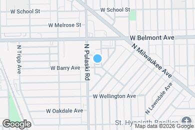 Map image of the property - 3100 N Harding Ave