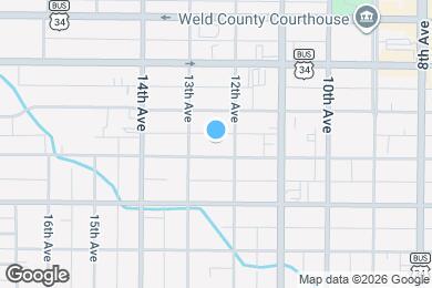 Map image of the property - 1213 12th St