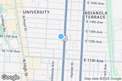 Map image of the property - 199 E 12th Ave