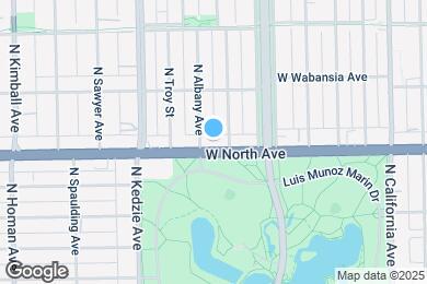 Map image of the property - 3044 W North Ave