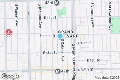 Map image of the property - 4512 S Calumet Ave
