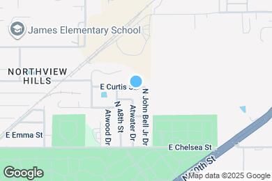 Map image of the property - 4811 E Curtis St