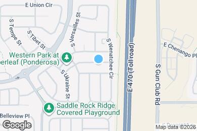 Map image of the property - 22890 E Chenango Ave