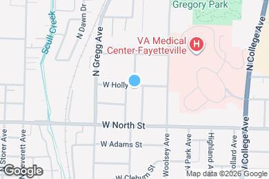 Map image of the property - 319 W Holly St