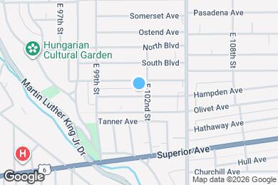 Map image of the property - 10117 Hampden Ave
