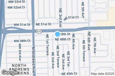 Map image of the property - 241 NE 48th Ct