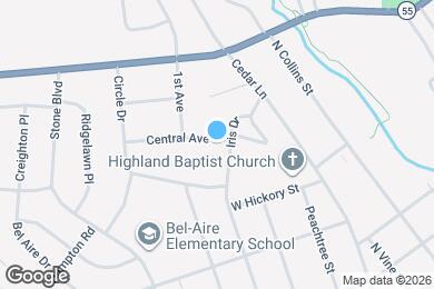 Map image of the property - 5 Central Ave