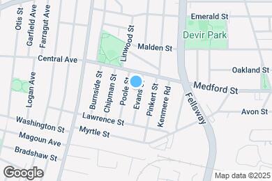 Map image of the property - 74 Evans St