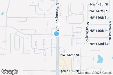 Map image of the property - 14427 N Pennsylvania Ave