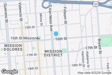 Map image of the property - 2874 16th St