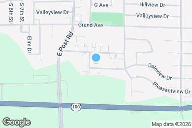 Map image of the property - 1240 Daleview Dr
