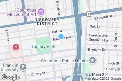 Map image of the property - 561 Franklin Ave