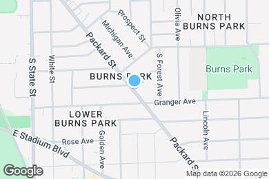 Map image of the property - 1315 Packard St