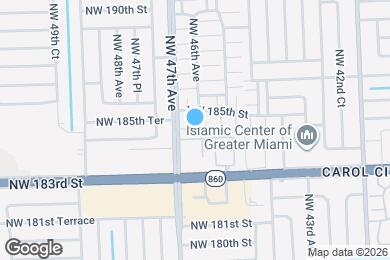 Map image of the property - 4616 NW 185th St