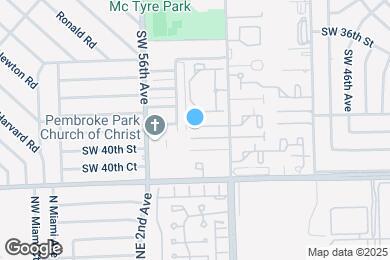 Map image of the property - 3840 SW 52nd Ave