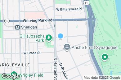 Map image of the property - 750 W Sheridan Rd