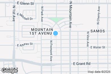 Map image of the property - 1119 E Silver St