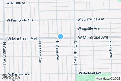 Map image of the property - 5653 W Montrose Ave
