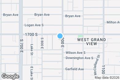 Map image of the property - 1722 S 900 E