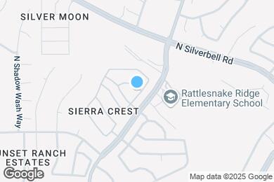 Map image of the property - 8503 N Sunny Rock Ridge Dr