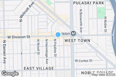 Map image of the property - 1653 W Division St