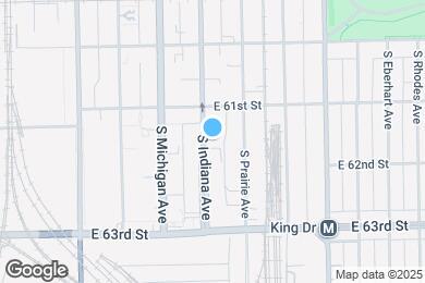 Map image of the property - 6137 S Indiana Ave