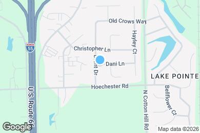 Map image of the property - 1100 Dani Ln