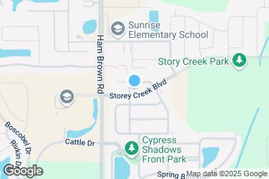 Map image of the property - 2009 Shingle Oak Ln