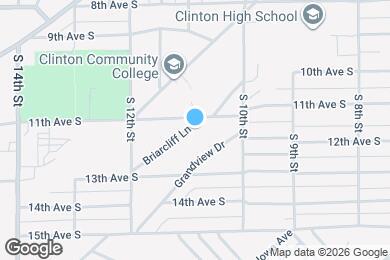 Map image of the property - 1111 Briarcliff Ln