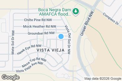 Map image of the property - 6835 Old Mesa Dr NW