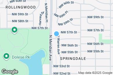 Map image of the property - 5701 N Warren Ave
