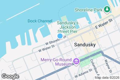 Map image of the property - 412 W Shoreline Dr