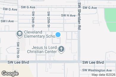 Map image of the property - 1211 SW 24th St