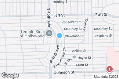 Map image of the property - 1307 N 46th Ave