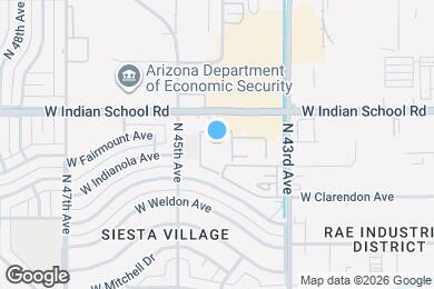 Map image of the property - Cove on 44th Apartments