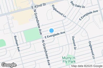 Map image of the property - 3821 E Everglade Ave