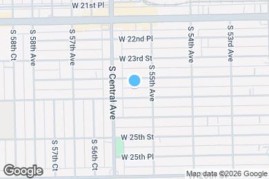 Map image of the property - 5520 W 24th St