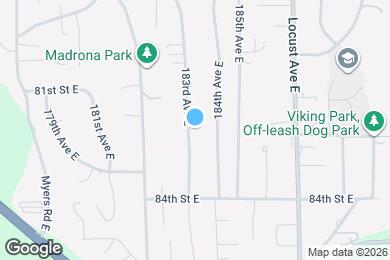 Map image of the property - 8108 183rd Ave E