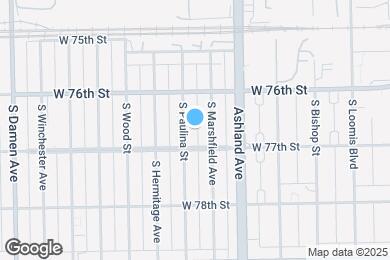 Map image of the property - 7637 S Paulina St