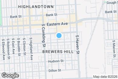 Map image of the property - 635 S Eaton St