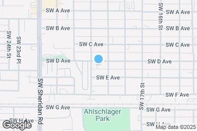 Map image of the property - 1912 SW D Ave